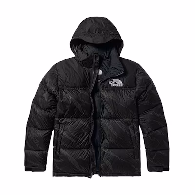 TNF Zebra Camo Down Parka - Asia Exclusive Unisex Black NF0A5AXQ-LG2