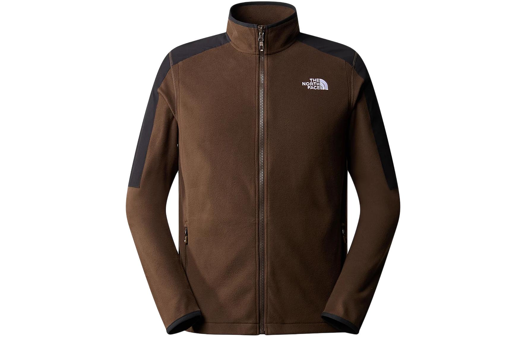 TNF Zip-Up Fleece Jacket Coffee Color NF0A85AJ-HCF