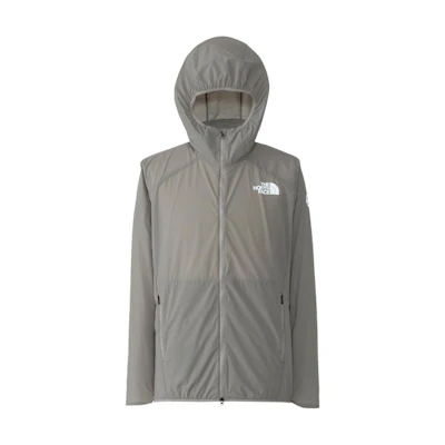 TNF Zip-Up Logo Hoodie Jacket Mud Grey Unisex NP22370-SY