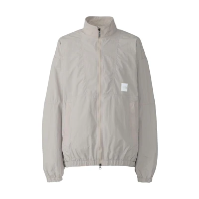 TNF Zip-Up Logo Jacket - Unisex Ivory Long-Sleeve Top NP22460-FI