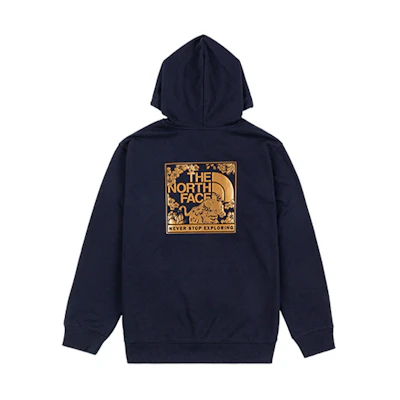TNF Zodiac Logo Hoodie Navy Unisex Limited Edition Couples Style NF0A4UDK-RG1