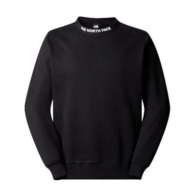 TNF Zumu Crew Neck Sweater Black Letter Print Pullover NF0A87DC-JK3