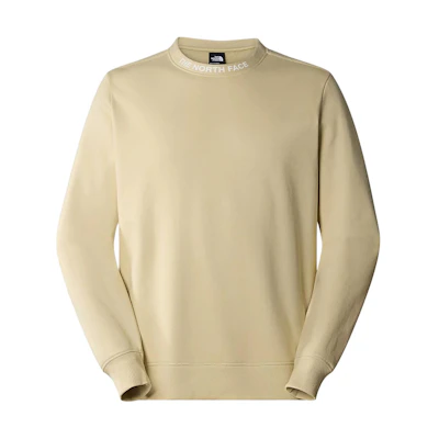 TNF Zumu Crew Neck Sweater Khaki Rear Letter Print Pullover NF0A87DC-3X4