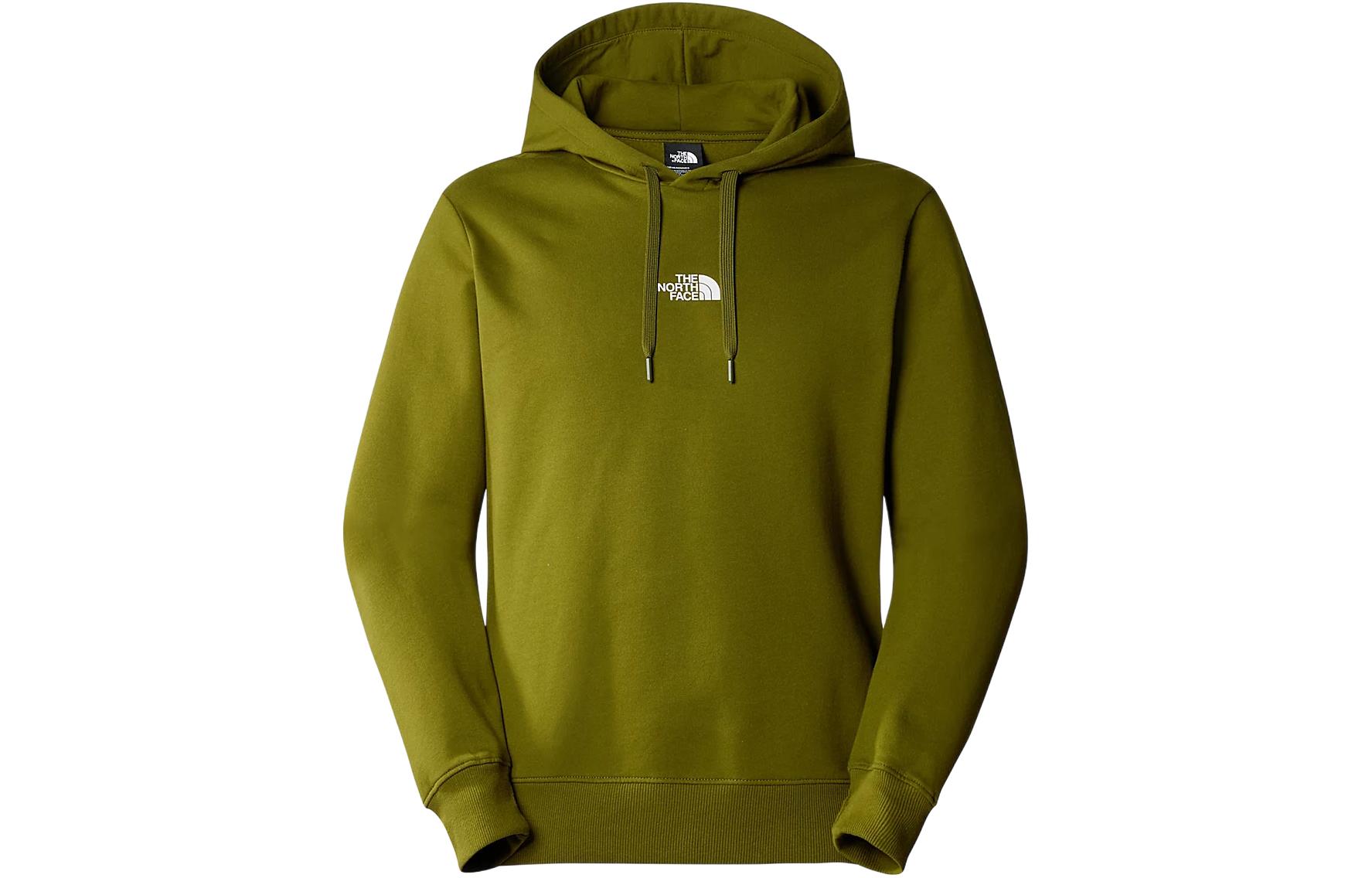 TNF Zumu Hoodie Olive Green Logo Print Pullover NF0A87DB-PIB