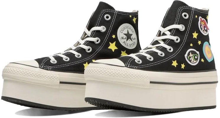 パワーパフガールズ×チャックテイラー 厚底ハイ ブラック 31312821 Lookbook パワーパフガールズ×チャックテイラー 厚底ハイ ブラック 31312821