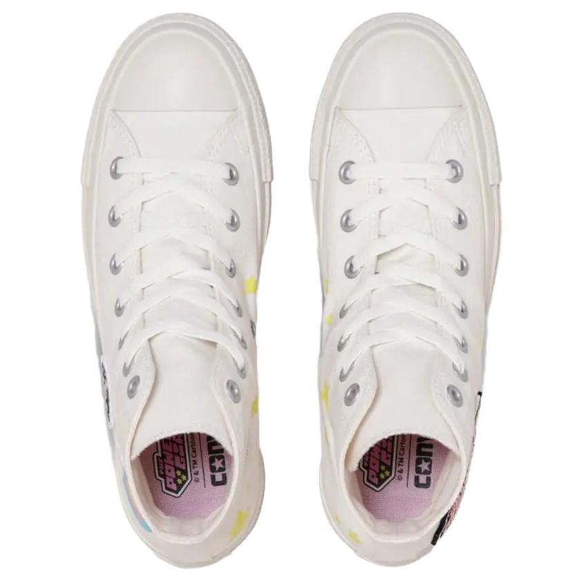 Shop The Powerpuff Girls x Converse Chuck Taylor All Star Chunkyline High 'White Pink' 31312820