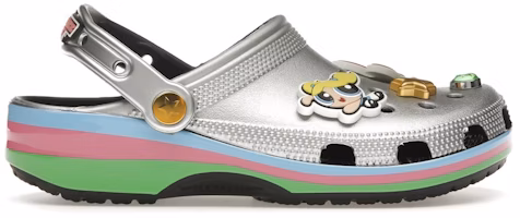 The Powerpuff Girls x Crocs Classic Clog 'Metallic Silver' 210256-001 The Powerpuff Girls x Crocs Classic Clog 'Metallic Silver' 210256-001