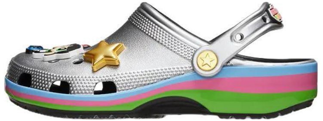 The Powerpuff Girls x Crocs Classic Clog 'Metallic Silver' 210256-001 Buy The Powerpuff Girls x Crocs Classic Clog 'Metallic Silver' 210256-001