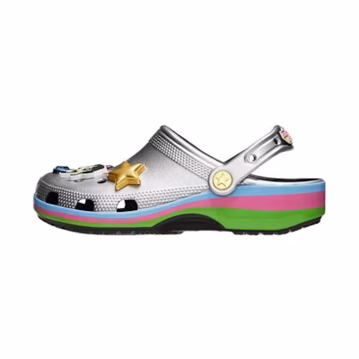 The Powerpuff Girls Crocs Classic Clog 'Metallic Silver'