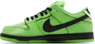 Lookbook The Powerpuff Girls x Nike Dunk Low Pro SB QS 'Buttercup' - Hijau Buttercup. FZ8319-300