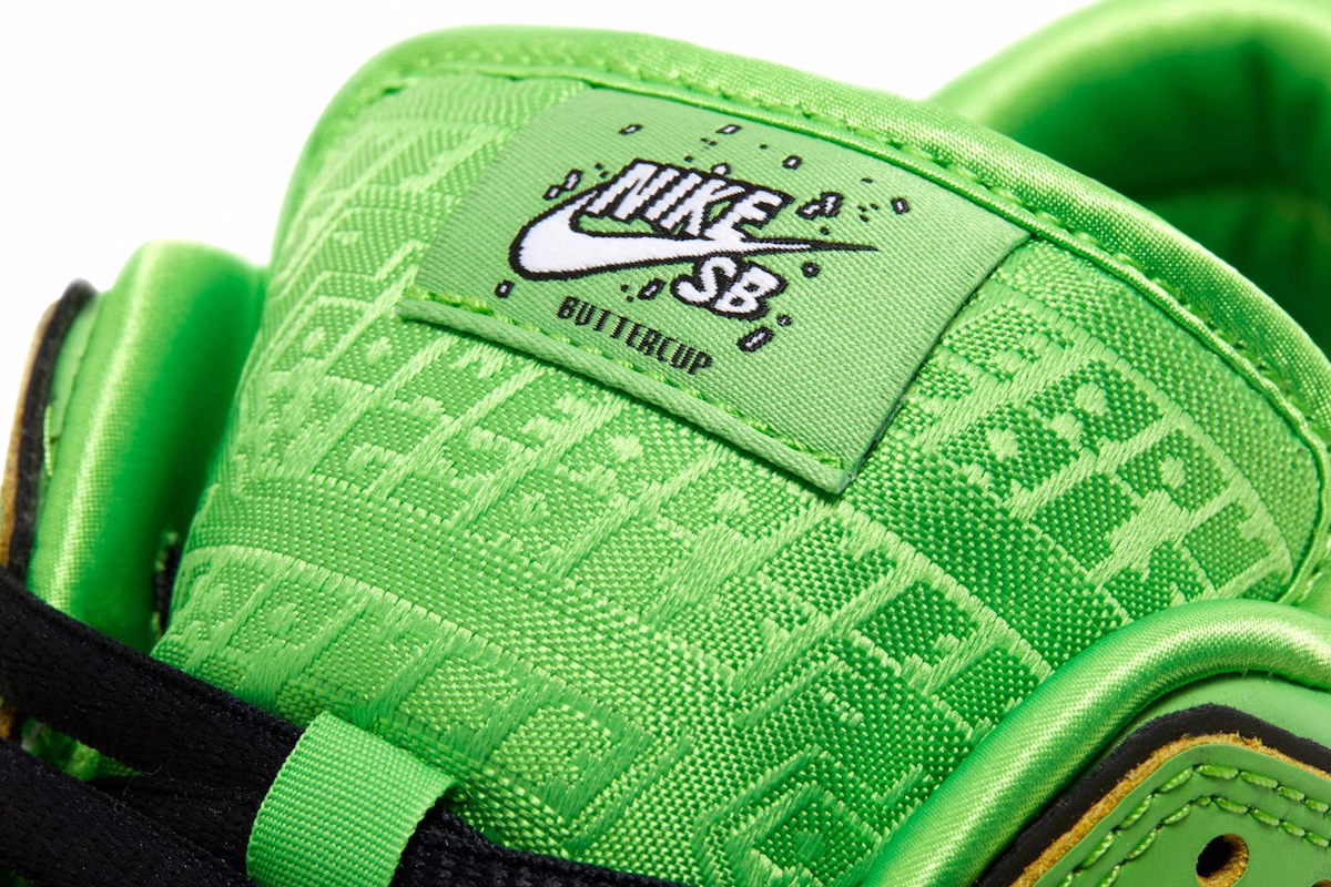 The Powerpuff Girls x Nike Dunk Low Pro SB QS 'Buttercup'
