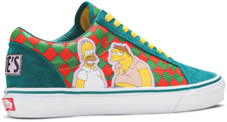 The simpsons x vans moe's old skool schuhe Clearance