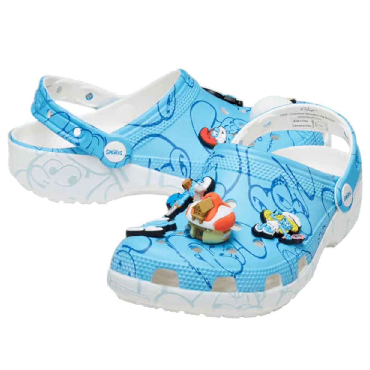 Lookbook The Smurfs x Crocs Classic Clog ''Corak Seluruh'' 210820-90H