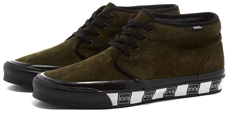 The Trilogy Tapes x Vans Vault OG Chukka LX 聯名款 耐磨中筒滑板鞋 軍綠色 Order The Trilogy Tapes x Vans Vault OG Chukka LX 聯名款 耐磨中筒滑板鞋 軍綠色