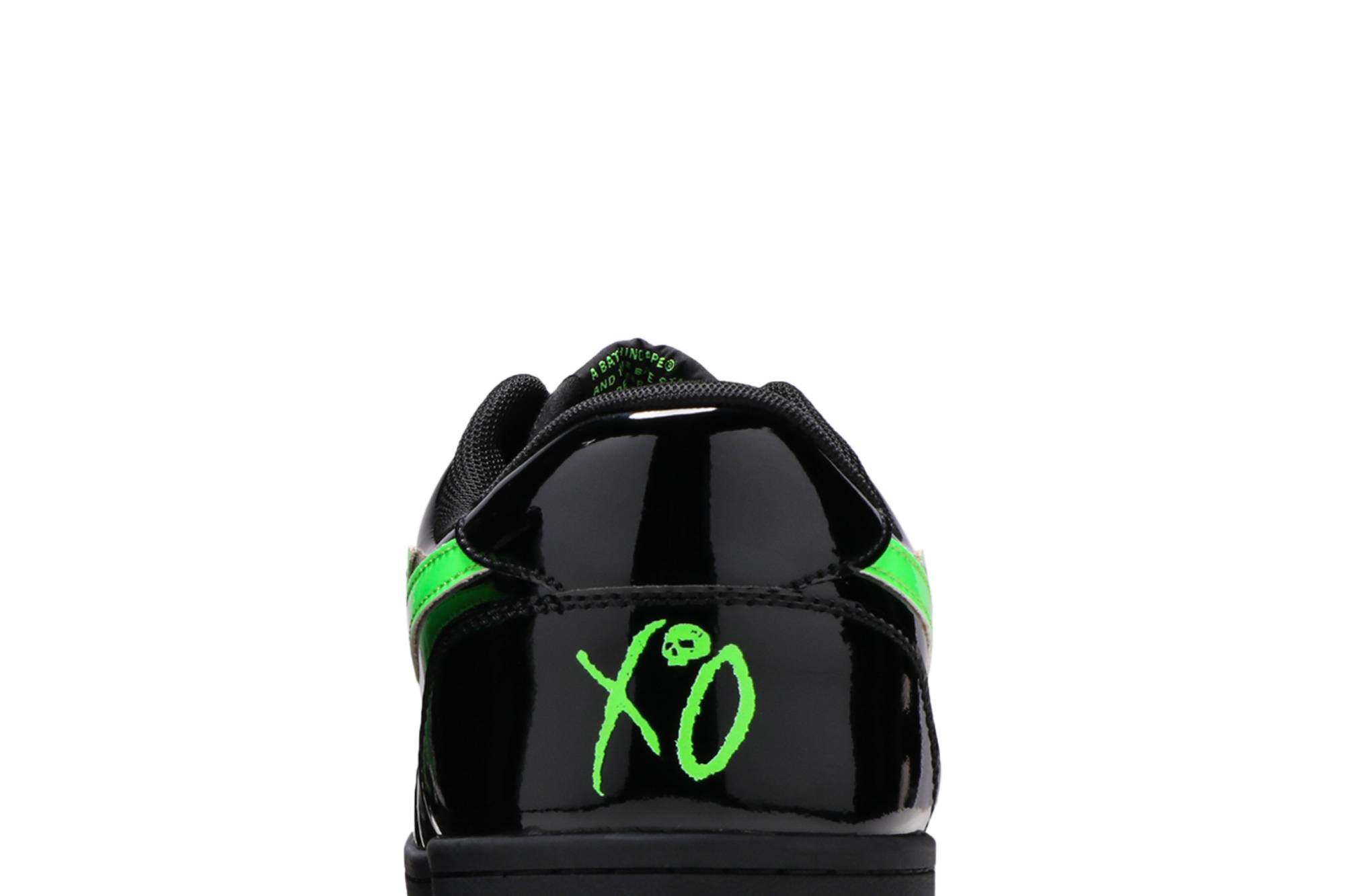 Sizing The Weeknd x BAPE Bapesta M2 Low 'XO - Hitam' 1G23191912-BLK