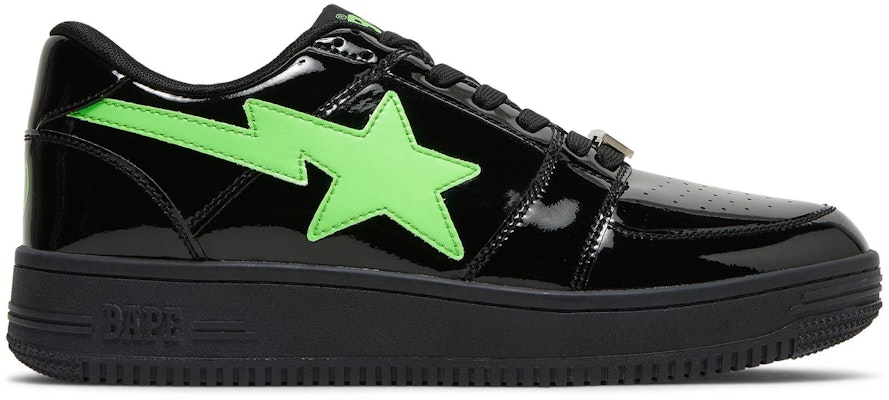 The Weeknd x BAPE XO Bapesta Low M2 '黑色霓虹綠' 1FWG231912-BLK Buy The Weeknd x BAPE XO Bapesta Low M2 '黑色霓虹綠' 1FWG231912-BLK