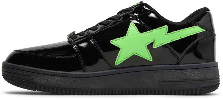 The Weeknd x BAPE XO Bapesta Low M2 '黑色霓虹綠' 1FWG231912-BLK Lookbook The Weeknd x BAPE XO Bapesta Low M2 '黑色霓虹綠' 1FWG231912-BLK