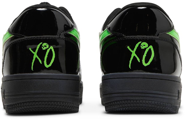 The Weeknd x BAPE XO Bapesta Low M2 '黑色霓虹綠' 1FWG231912-BLK Details for The Weeknd x BAPE XO Bapesta Low M2 '黑色霓虹綠' 1FWG231912-BLK