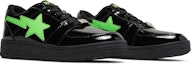 Cheap The Weeknd x BAPE XO Bapesta Low M2 '黑色霓虹綠' 1FWG231912-BLK