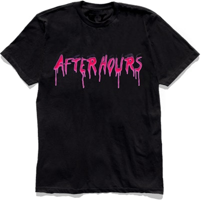 The Weeknd x Vlone After Hours Acid Drip Tee Black Buy The Weeknd x Vlone After Hours Acid Drip Tee Black