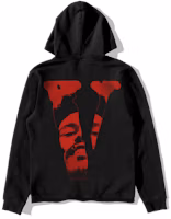 The Weeknd x Vlone After Hours Blood Drip Pullover Hood Black The Weeknd x Vlone After Hours Blood Drip Pullover Hood Black