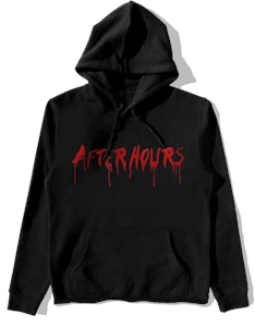 "The Weeknd x Vlone Sudor de Sangre Capucha Negra After Hours" Order "The Weeknd x Vlone Sudor de Sangre Capucha Negra After Hours"