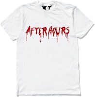 The Weeknd x Vlone After Hours Blood Drip Tee White The Weeknd x Vlone After Hours Blood Drip Tee White