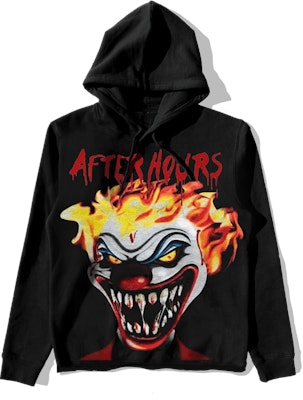 The Weeknd x Vlone Bat And If I OD Pullover Hood Black Buy The Weeknd x Vlone Bat And If I OD Pullover Hood Black