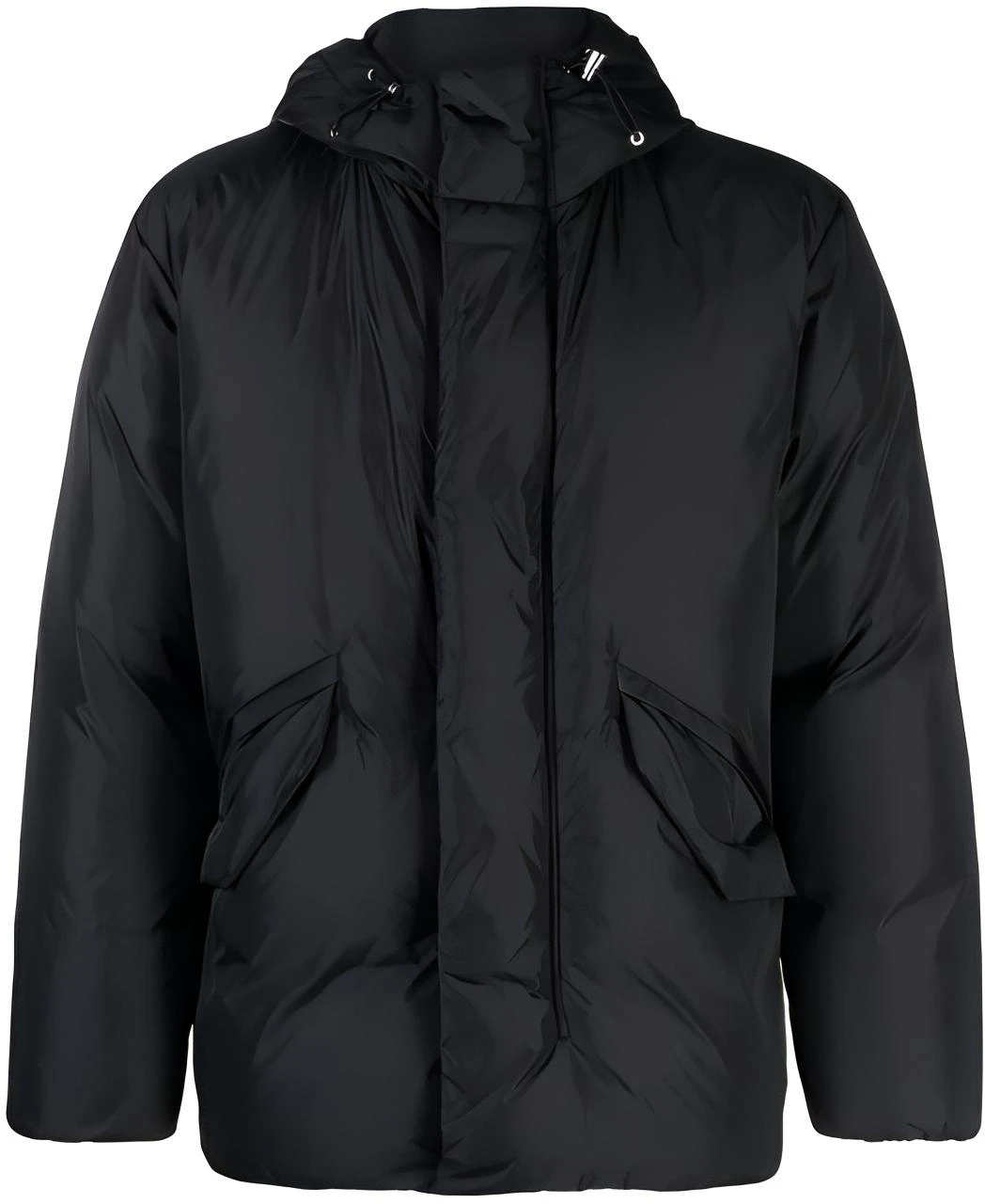 theory-black-loose-fit-casual-hoodie-zip-jacket-n1177402-001