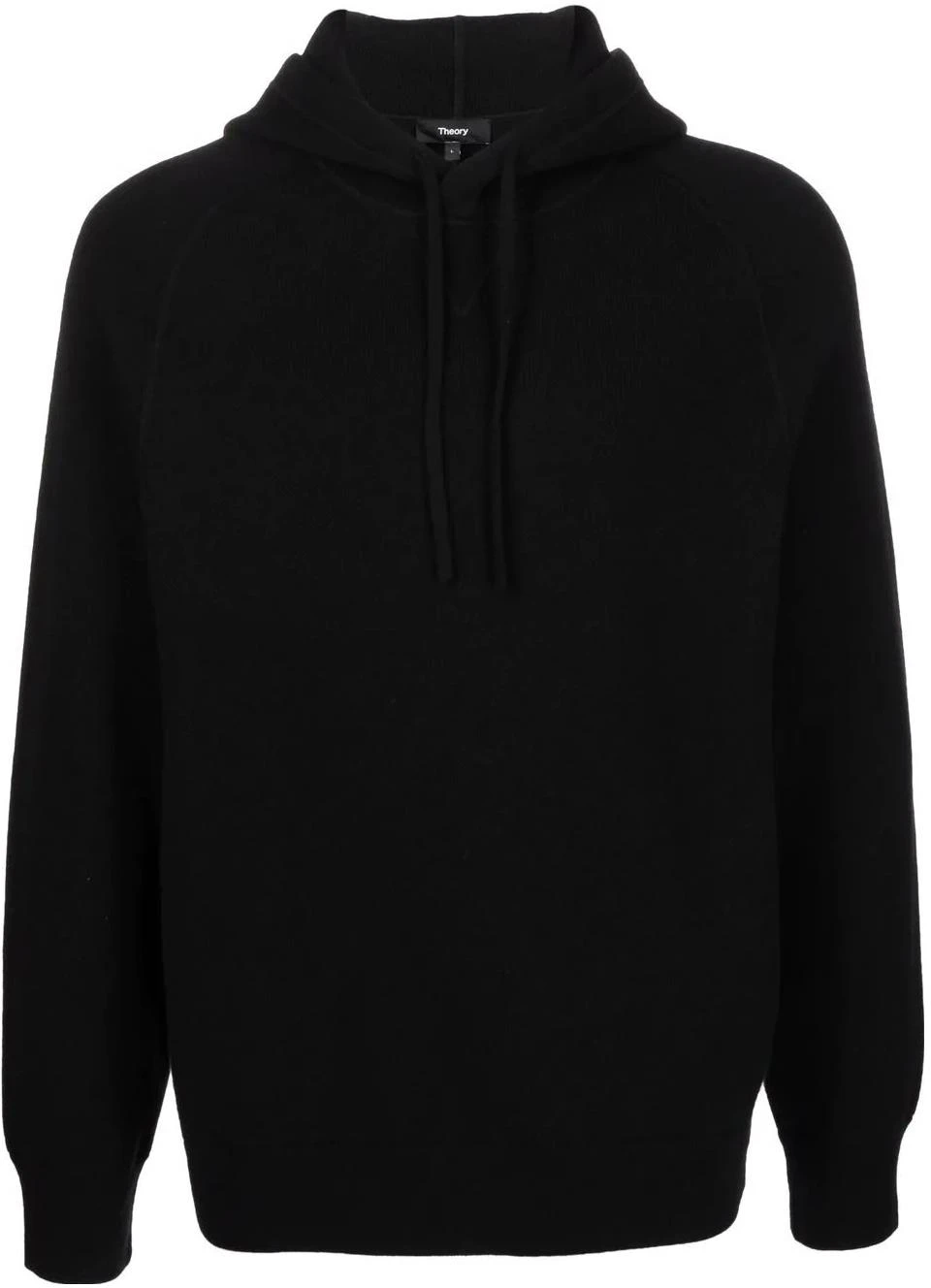 theory-black-solid-color-drawstring-hoodie-l0981710-black