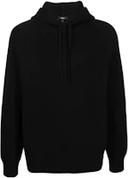 Theory Black Solid Color Drawstring Hoodie L0981710-BLACK Theory Black Solid Color Drawstring Hoodie L0981710-BLACK
