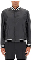 Theory Casual Striped Single-Breasted Jacket in Black N0477402001 Theory Casual Striped Single-Breasted Jacket in Black N0477402001