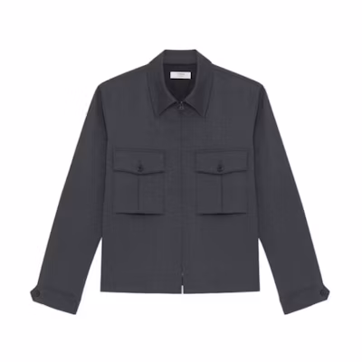 Theory Designer Collaboration Black Plain Zipper Pocket Jacket for Men N091404O-1