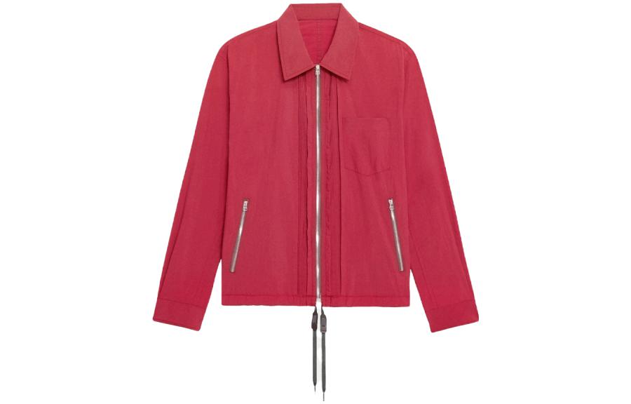 Theory Designer Collaboration Red Zip-Up Jacket Long Sleeve N037408O