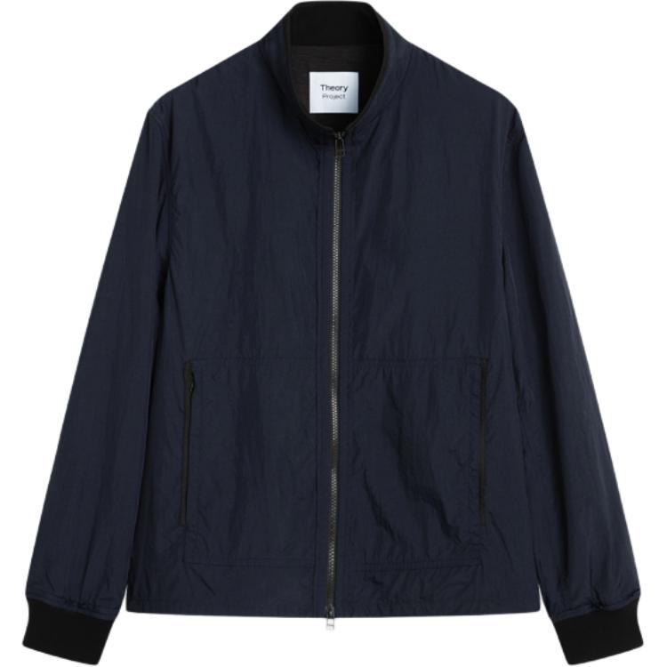 Theory DESIGNER Navy Blue Relaxed Fit Long Sleeve Jacket for Men O027401O-G0F