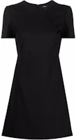 THEORY FW21 Black T-Shirt Style A-Line Dress Short Sleeve H0101632-001 THEORY FW21 Black T-Shirt Style A-Line Dress Short Sleeve H0101632-001