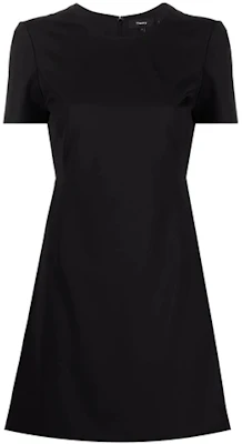 THEORY FW21 黑色短袖T恤式A字連衣裙 H0101632-001 Order THEORY FW21 黑色短袖T恤式A字連衣裙 H0101632-001