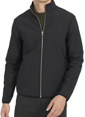 Theory FW22 Black Zip-Up Stand Collar Casual Jacket L085503R-A3P Buy Theory FW22 Black Zip-Up Stand Collar Casual Jacket L085503R-A3P