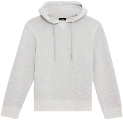 Theory FW22 Colorblock Pullover Hoodie Gray/White M1081708-18M Buy Theory FW22 Colorblock Pullover Hoodie Gray/White M1081708-18M
