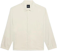 Theory FW22 Solid Color Shirt Jacket in Beige M0577403-0CO Theory FW22 Solid Color Shirt Jacket in Beige M0577403-0CO
