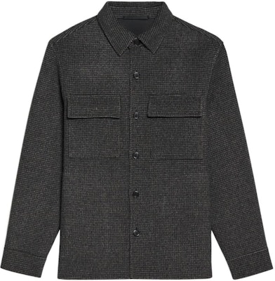 Theory FW22 Solid Wool-Cashmere Workwear Jacket in Gray M0871414-P2W Buy Theory FW22 Solid Wool-Cashmere Workwear Jacket in Gray M0871414-P2W