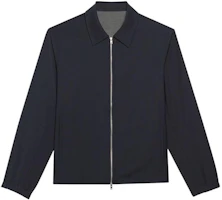 Theory FW22 Solid Wool Blend Double-Zip Navy Jacket L1075409-0GC Theory FW22 Solid Wool Blend Double-Zip Navy Jacket L1075409-0GC