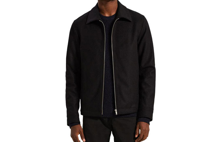 Theory FW22 Wool Blend Jacket Black M071403R-001