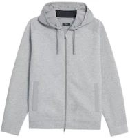 Theory Gray Colorblock Hooded Jacket M0195519-B21 Theory Gray Colorblock Hooded Jacket M0195519-B21