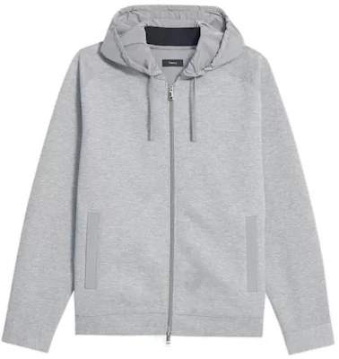 Theory Jaket Hoodie Colorblock Abu-Abu. M0195519-B21 Buy Theory Jaket Hoodie Colorblock Abu-Abu. M0195519-B21
