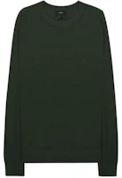 Theory Green Solid Crewneck Pullover Sweatshirt Long Sleeve N0186703-F5J Theory Green Solid Crewneck Pullover Sweatshirt Long Sleeve N0186703-F5J