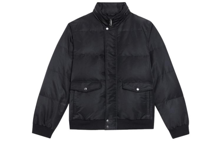 Theory Minimalist Short Stand Collar Jacket Men’s Black N0877403-001