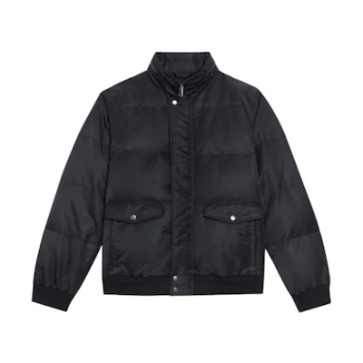 Theory Minimalist Short Stand Collar Jacket Men’s Black N0877403-001