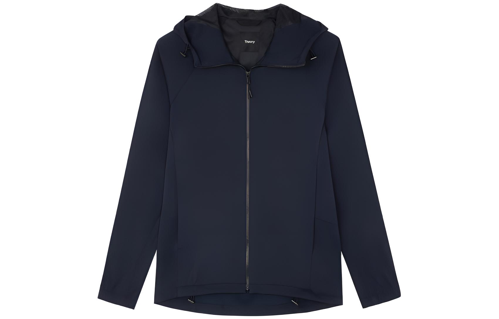 Theory Navy Blue Hooded Casual Jacket - Fall/Winter Collection M057402R-B7H