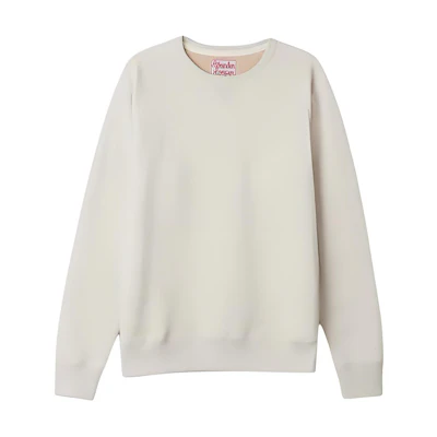 Theory Oatmeal Crewneck Long-Sleeve Sweatshirt Solid Color PC10170270-OAT